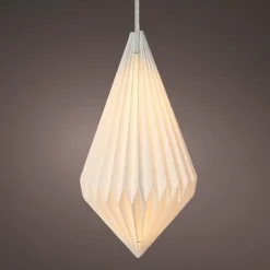 LED Indoor/Outdoor Hanging Mid Century Teardrop