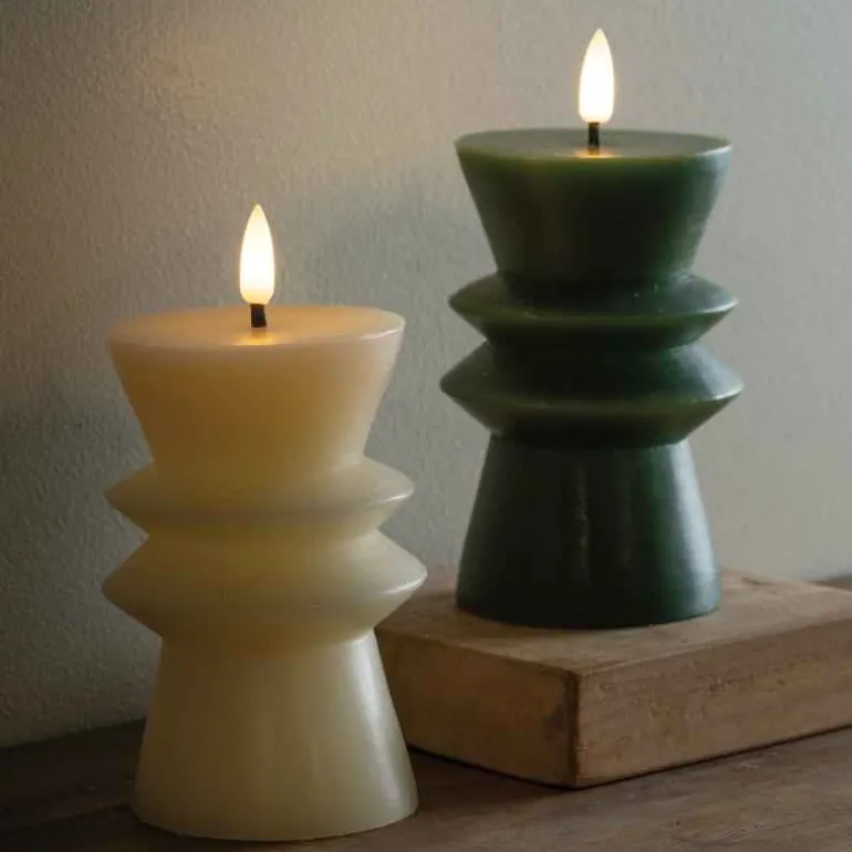 LED Wax Candle with Realistic Wick