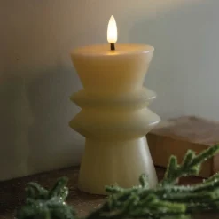 LED Wax Candle with Realistic Wick