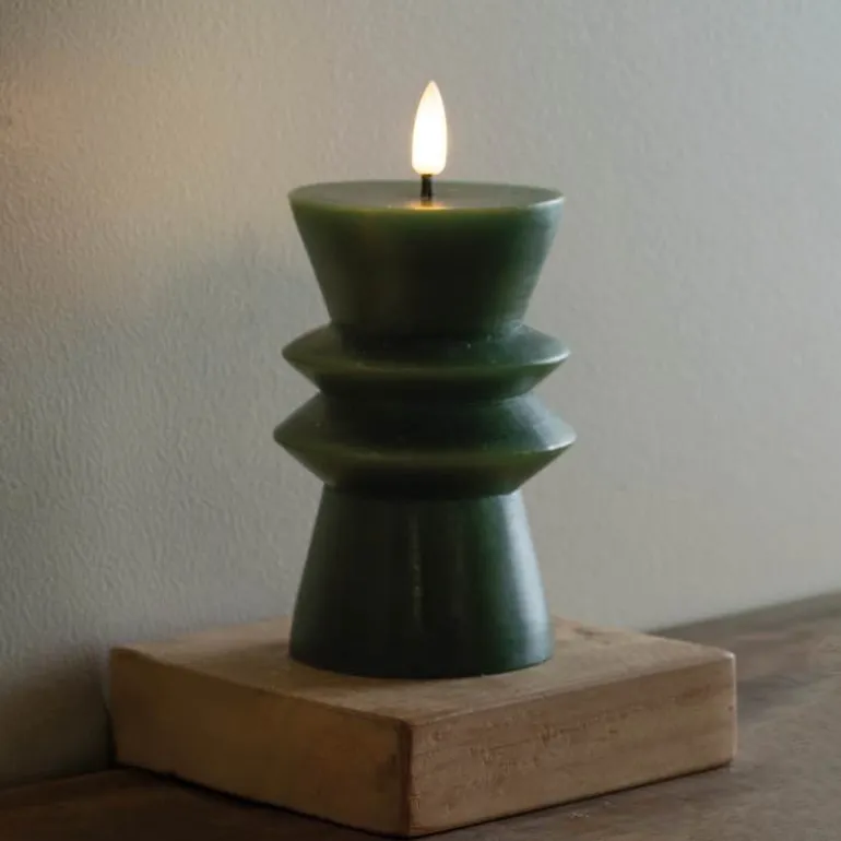 LED Wax Candle with Realistic Wick