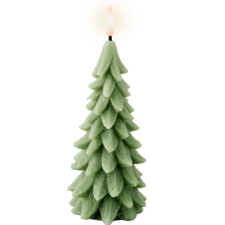 LED Wax Tree Candle with Realistic Wick