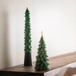 LED Wax Tree Candle with Realistic Wick