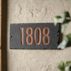 Lennon 1-Line Personalized Address Sign