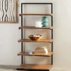 Live Edge 5-Tiered Floor Rack