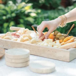 Marbella Travertine Tray