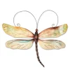 Metal and Capiz Dragonfly Wall Decor - Pearl