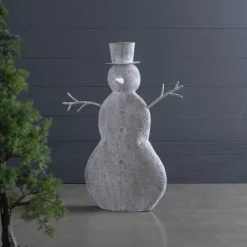 Metal Snowman, 40"H