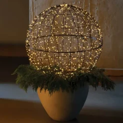 Micro Led Black Metal Sphere