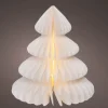 11" Micro LED Paper Tree - White