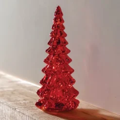 Micro LED Red Glass Tree
