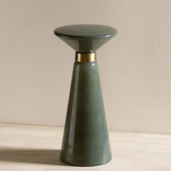 Milky Glass Drink Table