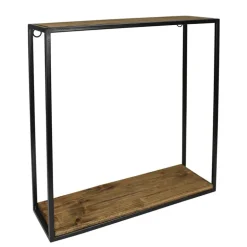 Milo Metal and Wood Shelf, Large