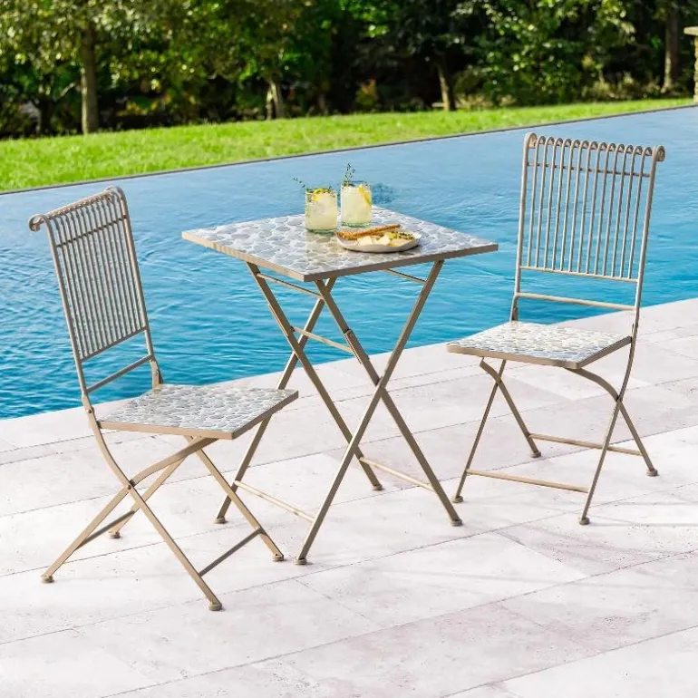 Modern All-Weather Cali Bistro Table & Chairs