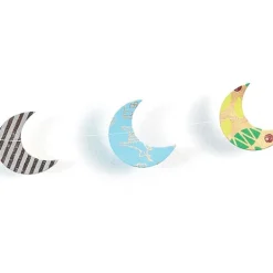 Moon Recycled Cotton Paper Garland, 84"L