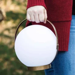 Moonrise Portable Rechargeable LED Lantern - Bronze