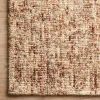 Mosaic Hand-Tufted Wool Rug, 5' x 8' (rust/charcoal)