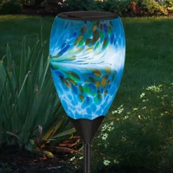 Murano Solar Stake - Blue