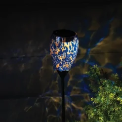 Murano Solar Stake - Indigo