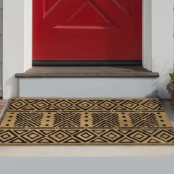 Natura Abstract Coir Doormat