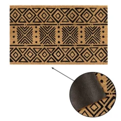 Natura Abstract Coir Doormat