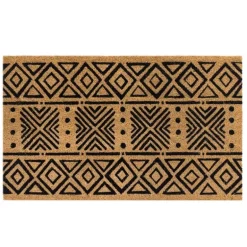 Natura Abstract Coir Doormat