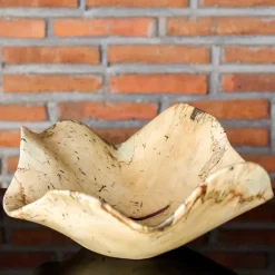Natural Raw Wood Organic Bowl