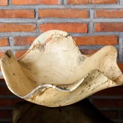 Natural Raw Wood Organic Bowl