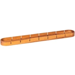 Oak Baguette Bread Board and Knife