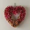 Ombre Wood Heart Wreath