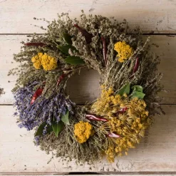 Organic Culinary Herb Wreath without Hanger