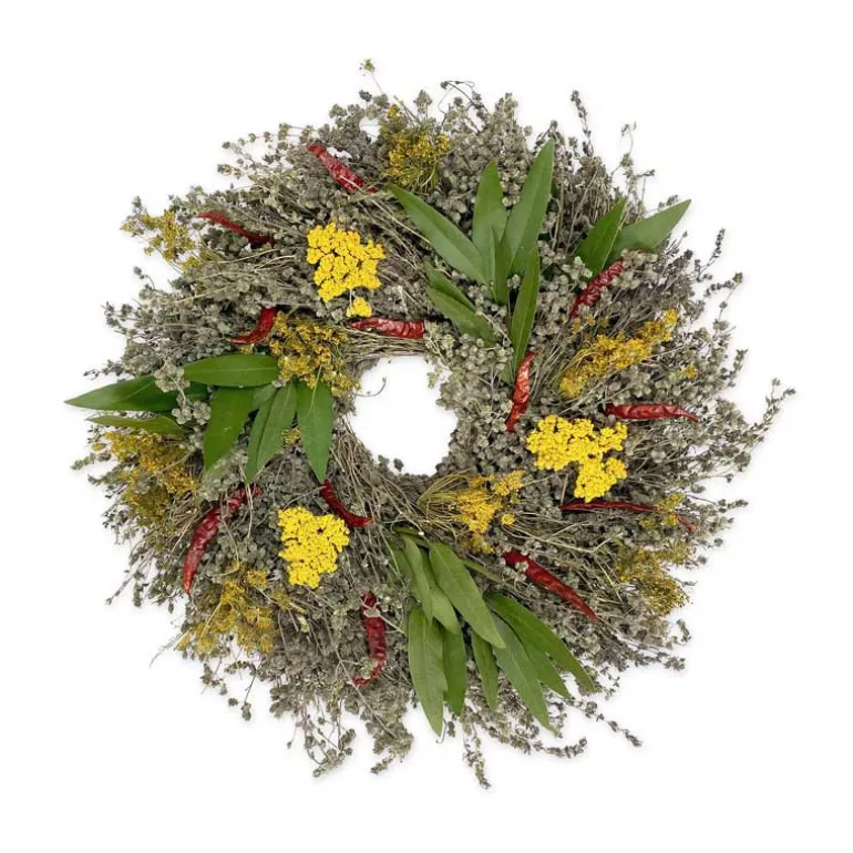 Organic Culinary Herb Wreath without Hanger
