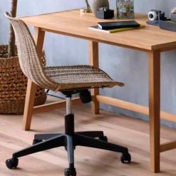 Ormond Woven Rattan Task Chair