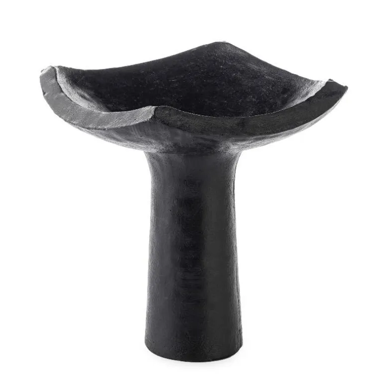 Oslo Black Birdbath