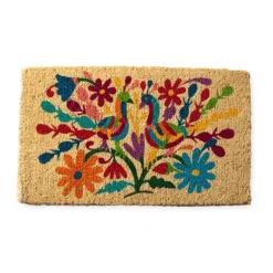 Otomi Mexican Peacock Coir Doormat