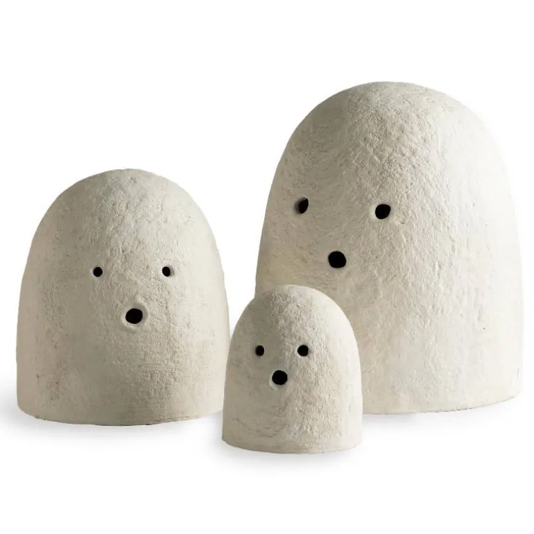 Outdoor/Indoor GRC Ghost Sculptures, Set of 3