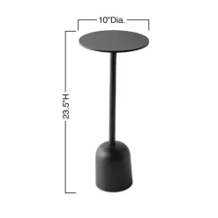 Outdoor Martini Table - Black
