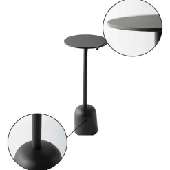 Outdoor Martini Table - Black