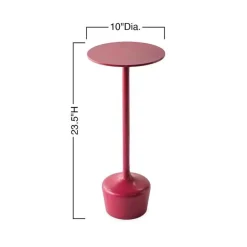 Outdoor Martini Table - Cranberry Temple