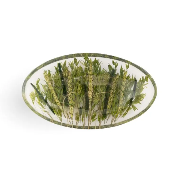 Oval Grassy Meadow Centerpiece