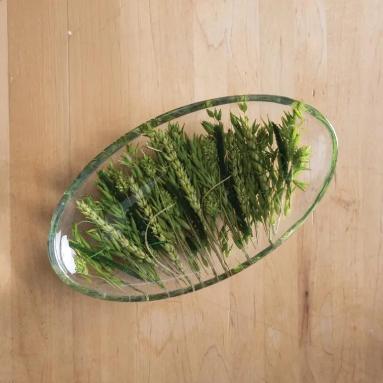 Oval Grassy Meadow Centerpiece