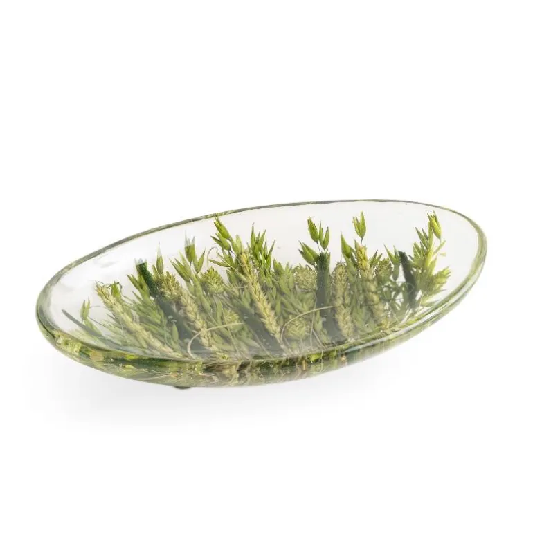 Oval Grassy Meadow Centerpiece