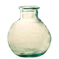Oval Recycled Glass Balloon Vase, 12
