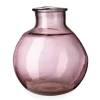 Oval Recycled Glass Balloon Vase, 12" - Pink