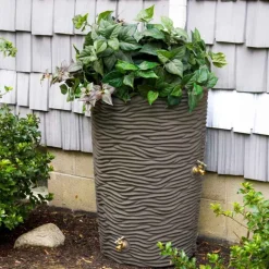 Palm 50 Gallon Rain Barrel Planter