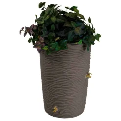 Palm 50 Gallon Rain Barrel Planter