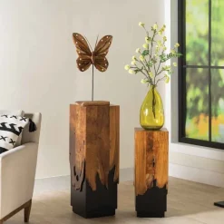 Paradise Teak Plant Stand