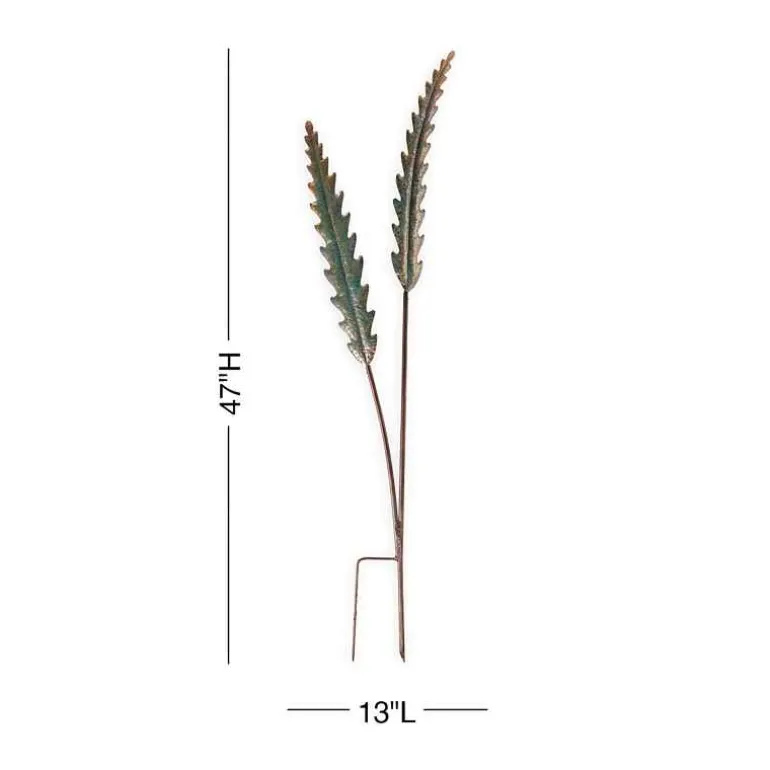 Patina Botanical Garden Stake - Grass