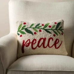 Peace with Berries Lumbar Pillow