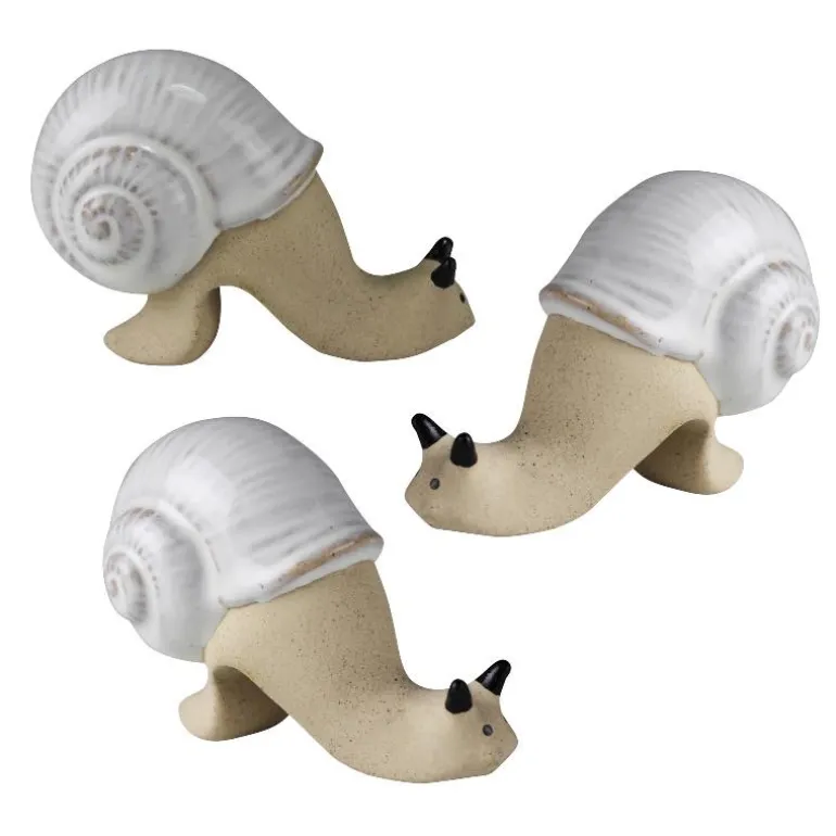 Perched Snail Pot Huggers, Set of 3