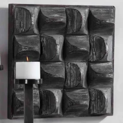 Pickford Textural Wood Wall Decor - Gray